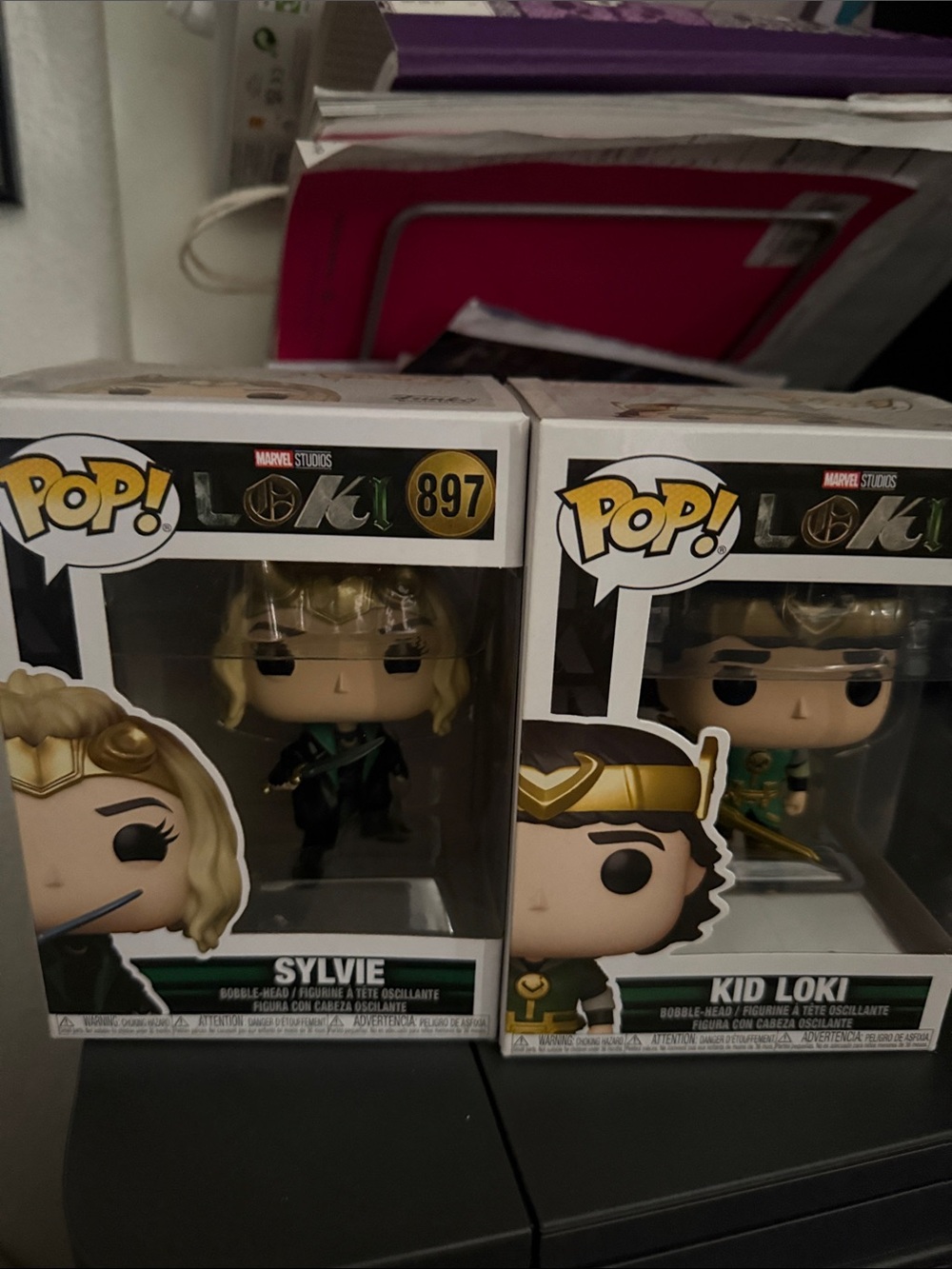 Funko POP! Marvel Loki Sylvie & Kid Loki Figures - Green & Gold